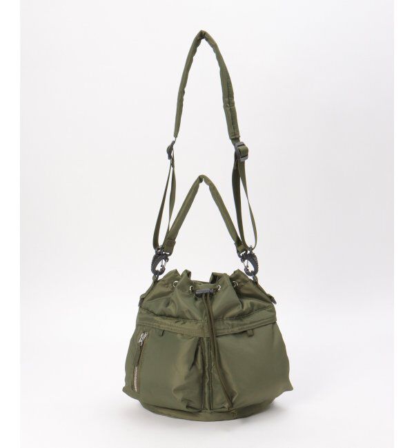 VENCE share style「ドロストショルダーバッグ」|その他|カーキ