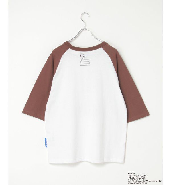 VENCE share style「PEANUTS ピーナッツ SNOOPY スヌーピー TP ビンテージラグランTシャツ」|Tシャツ・カットソー|