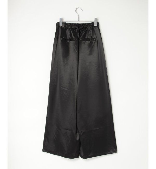 VENCE share style「サテンタックワイドパンツ」|デニム|