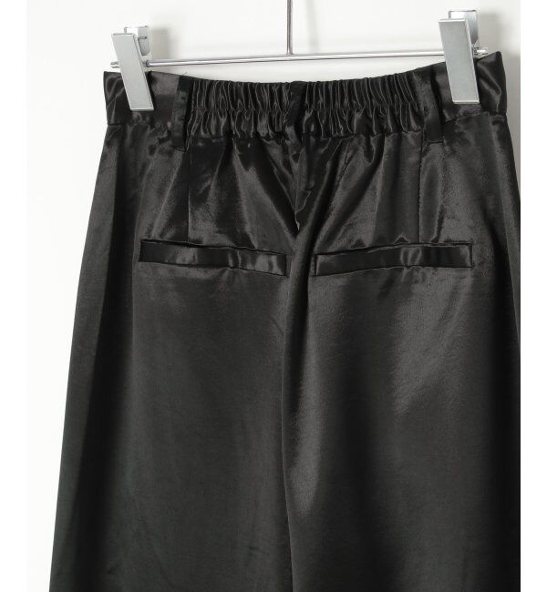 VENCE share style「サテンタックワイドパンツ」|デニム|