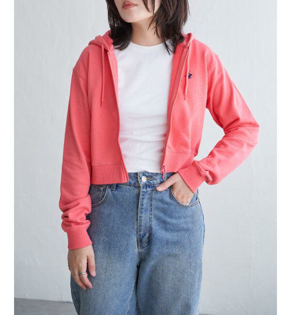 VENCE share style「BEVERLY HILLS POLO CLUB クロップドフルジップパーカー」|スウェット・ジャージ|