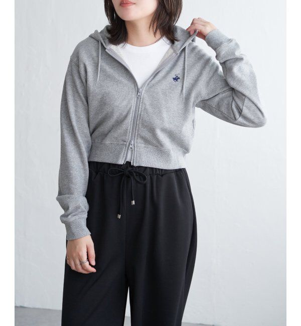VENCE share style「BEVERLY HILLS POLO CLUB クロップドフルジップパーカー」|スウェット・ジャージ|
