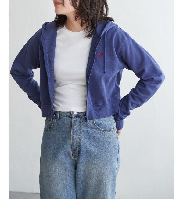 VENCE share style「BEVERLY HILLS POLO CLUB クロップドフルジップパーカー」|スウェット・ジャージ|