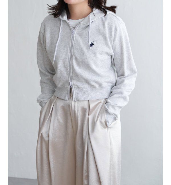 VENCE share style「BEVERLY HILLS POLO CLUB クロップドフルジップパーカー」|スウェット・ジャージ|