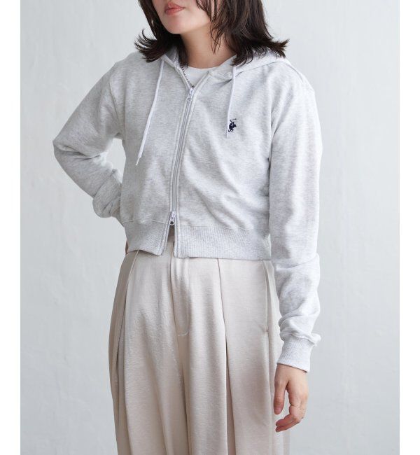 VENCE share style「BEVERLY HILLS POLO CLUB クロップドフルジップパーカー」|スウェット・ジャージ|