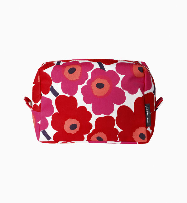 Marimekko「Vilja Mini Unikko ポーチ」|ポーチ|レッド&times;ホワイト