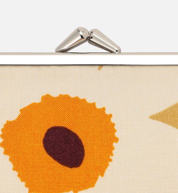 Marimekko「Mini Unikko Silmalasikukkaro がま口ポーチ」|ポーチ|