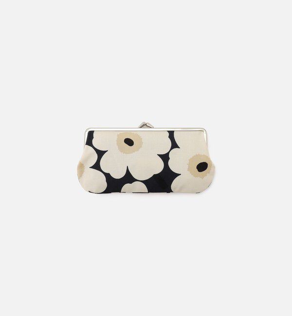 Marimekko「Mini Unikko Silmalasikukkaro がま口ポーチ」|ポーチ|
