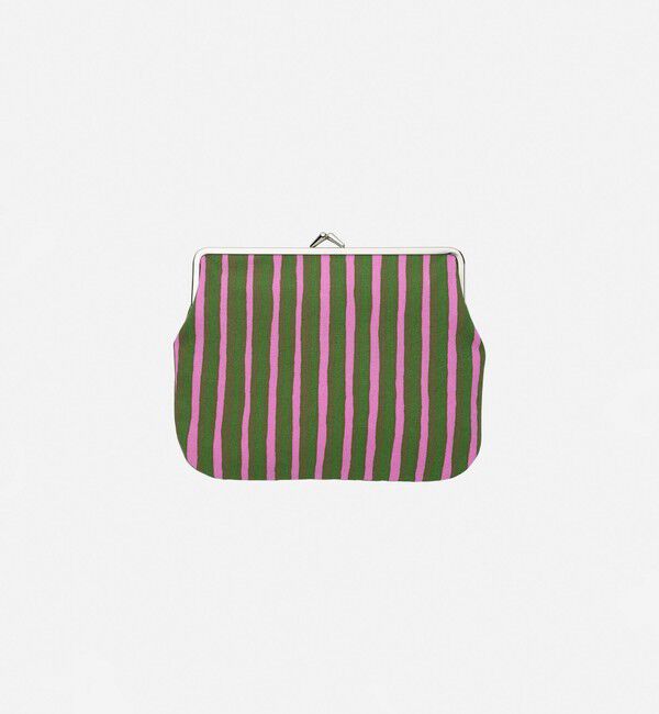 Marimekko「Piccolo Puolikas kukkaro がま口ポーチ」|ポーチ|ｵﾘｰﾌﾞｸﾞﾘｰﾝ&times;ﾌｭｰｼｬ