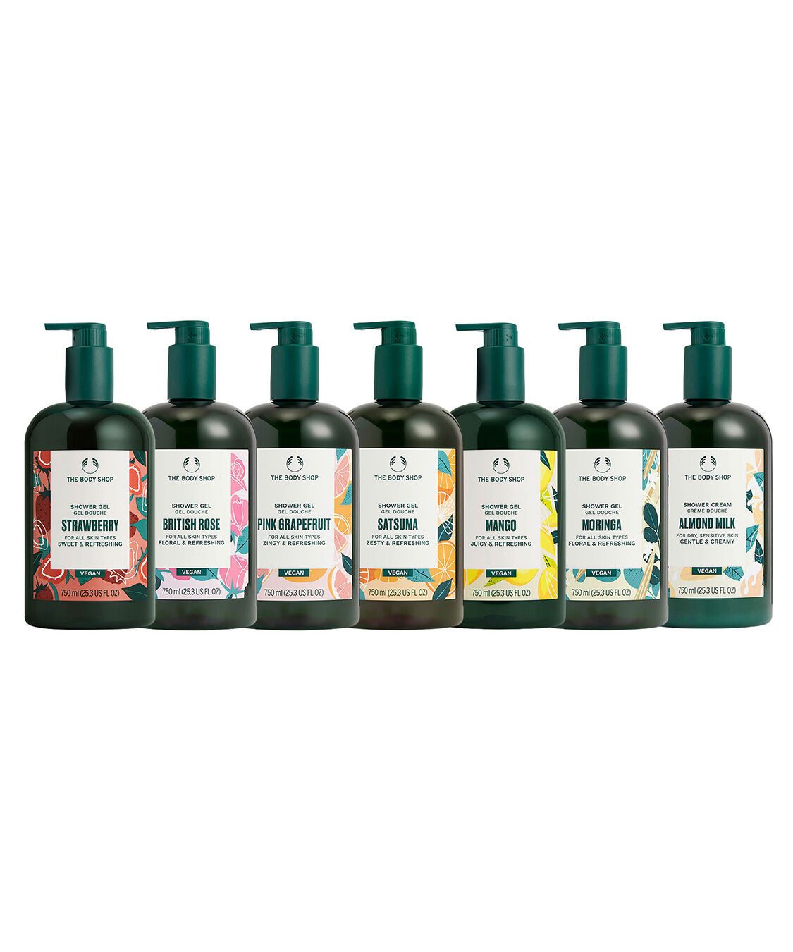 THE BODY SHOP「【数量限定】シャワージェル BR(香り：ブリティッシュローズ)」|ボディクレンジング|