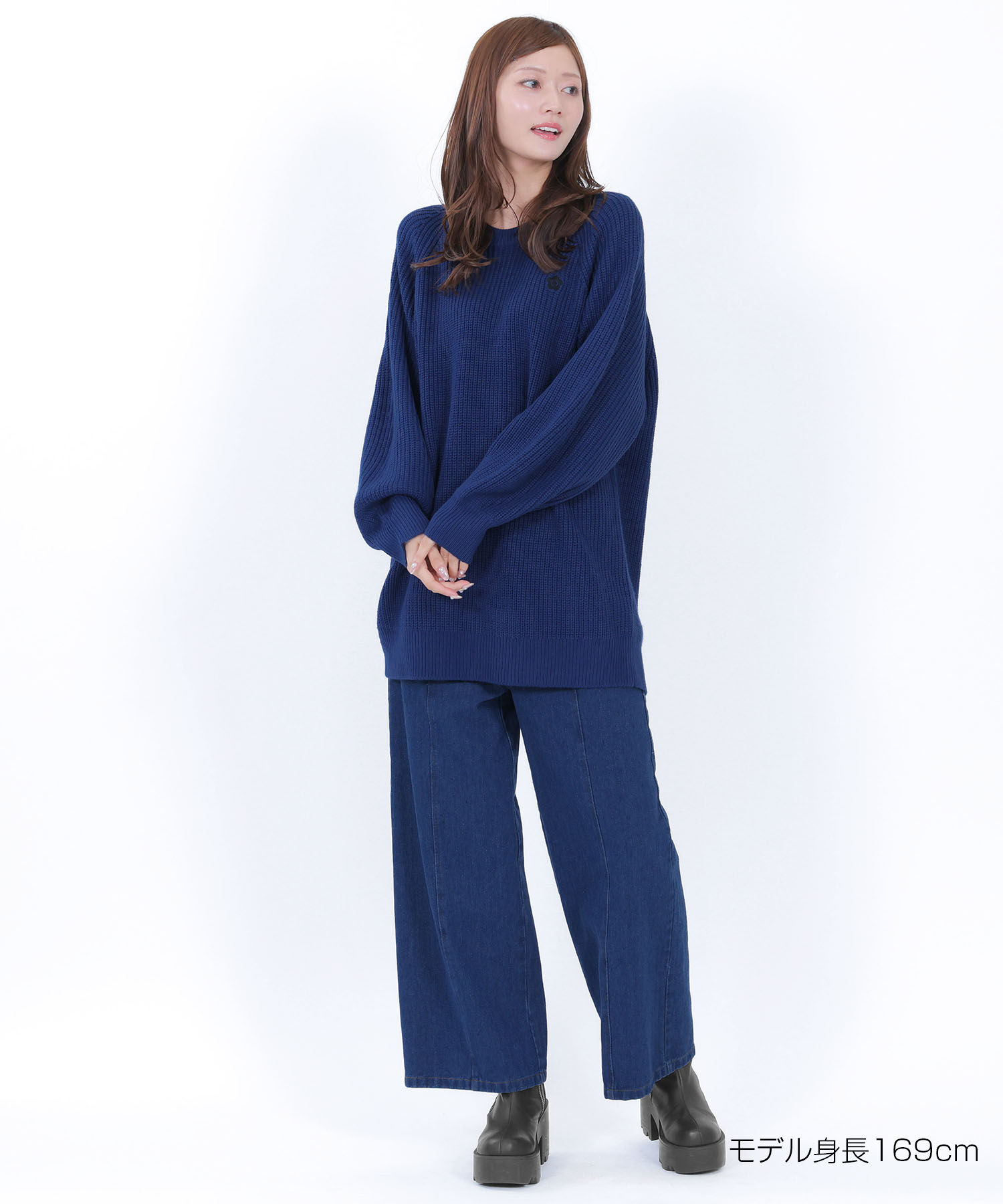 MARY QUANT「畦編みイージーニット プルオーバー」|ニット・セーター|