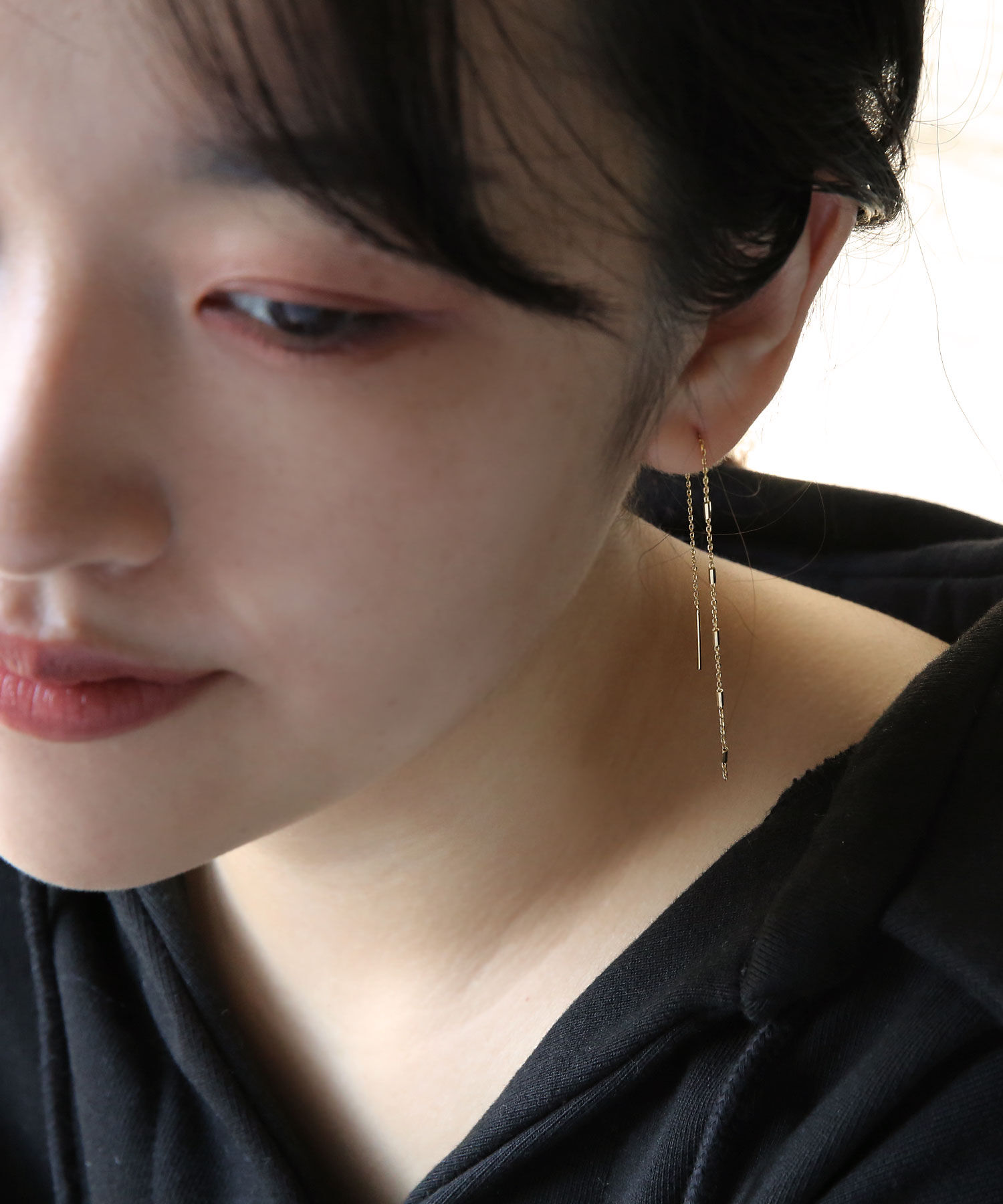 colleca la「[silver925]チェーンアメリカンピアス金属アレルギー対応〉」|ピアス|