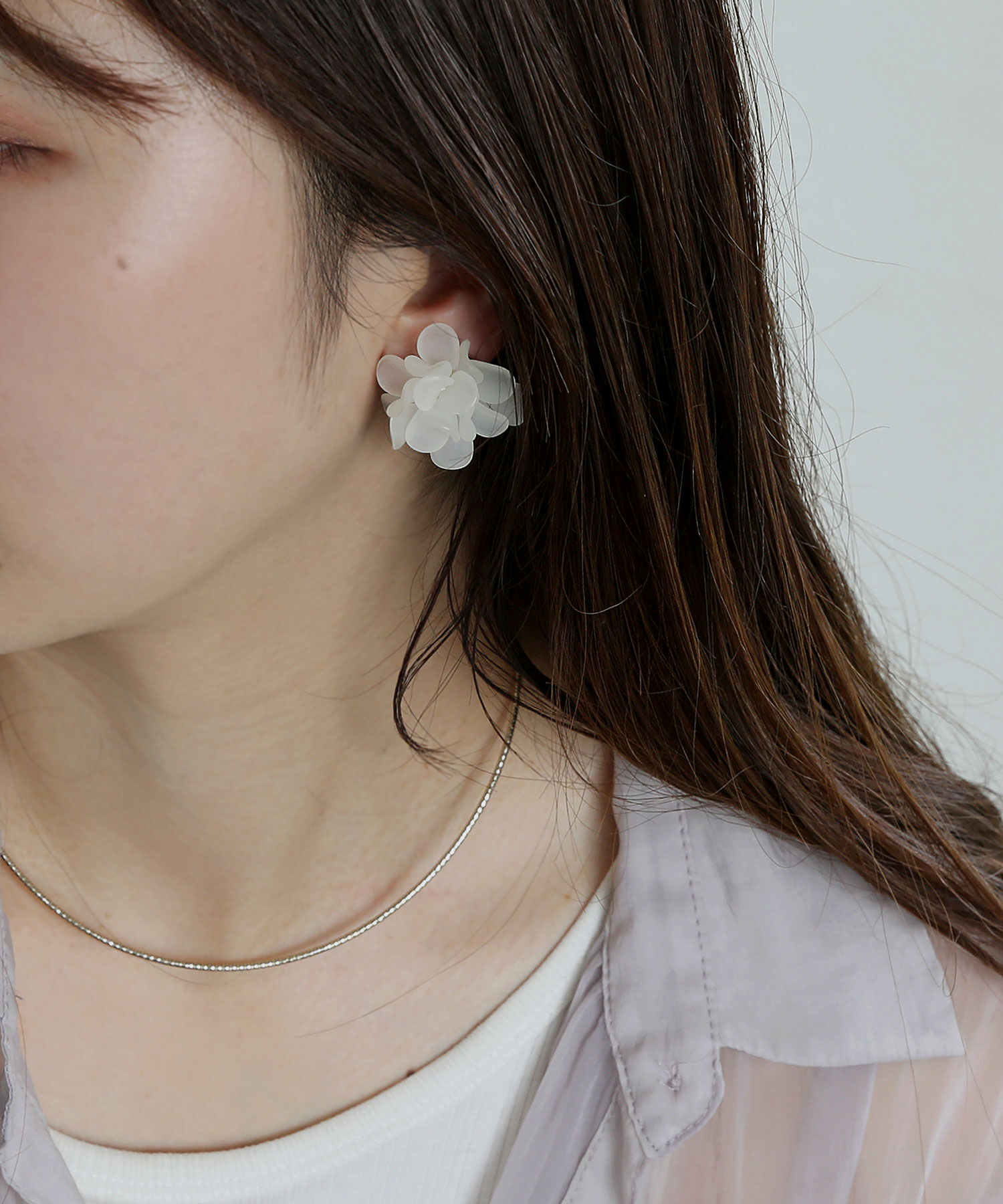 colleca la「シャーベットカラー フラワーイヤリング」|イヤリング|