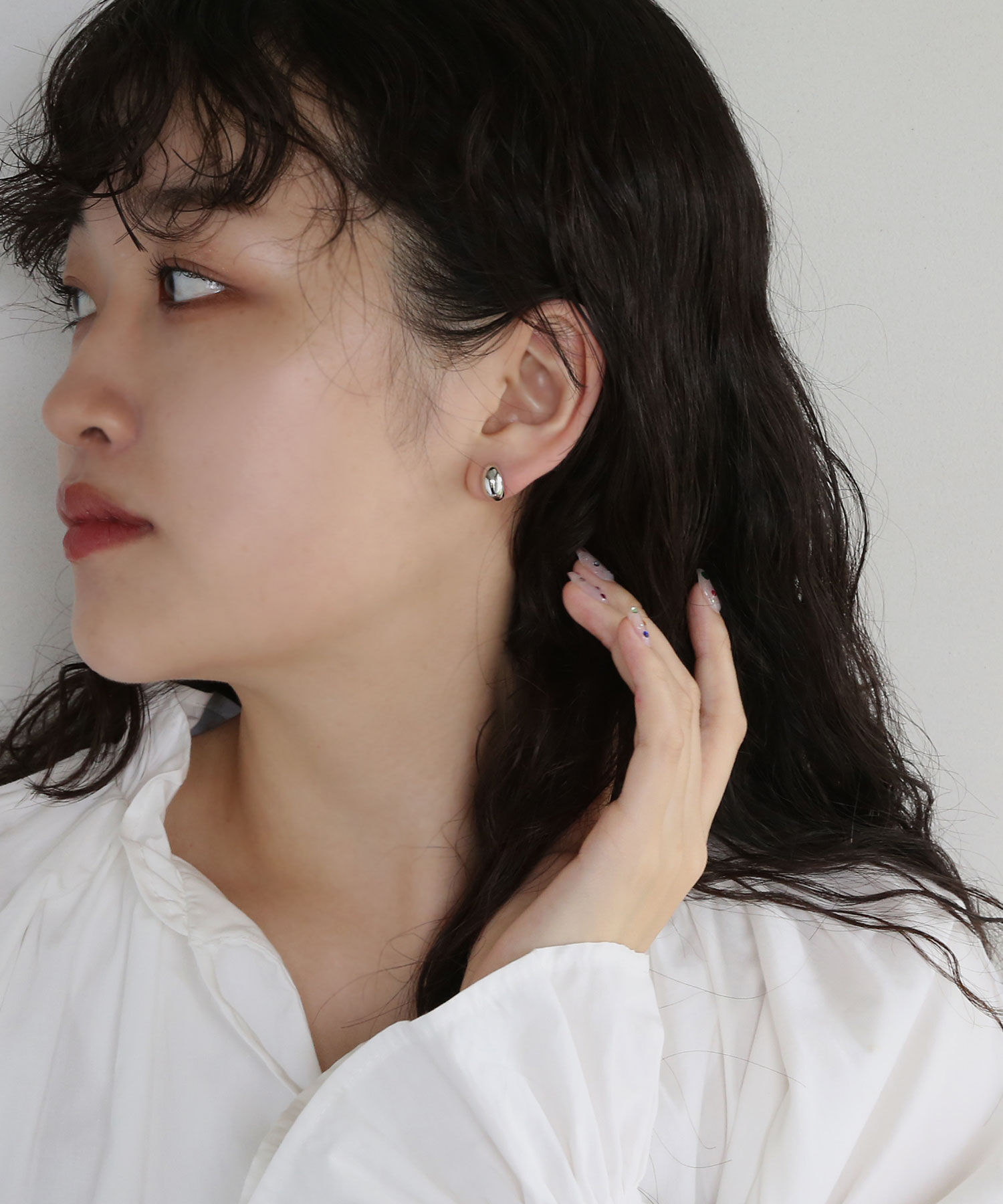 colleca la「[silver925]ドロップスタッドピアス〈金属アレルギー対応〉」|ピアス|