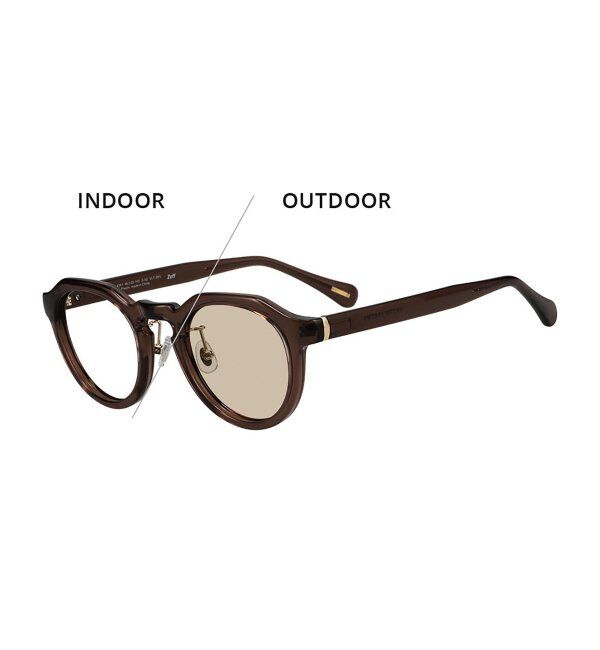  「クラウンパント型 調光サングラス｜UNITED ARROWS ﾚﾝｽﾞの色が変わる 紫外線対策 ユナイテッドアローズ」|サングラス|