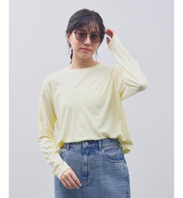  「Zoff｜UNITED ARROWS サングラス ユナイテッドアローズ｜カラーレンズ｜異素材｜UVカット 紫外線対策」|サングラス|パープル