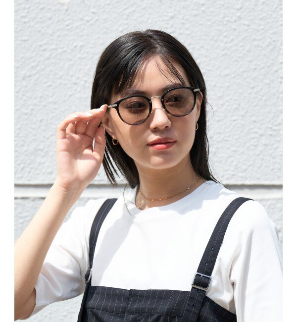  「Zoff｜UNITED ARROWS サングラス ユナイテッドアローズ｜カラーレンズ｜異素材｜UVカット 紫外線対策」|サングラス|