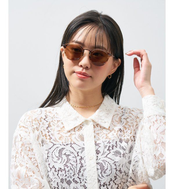  「Zoff｜UNITED ARROWS サングラス ユナイテッドアローズ｜カラーレンズ｜異素材｜UVカット 紫外線対策」|サングラス|