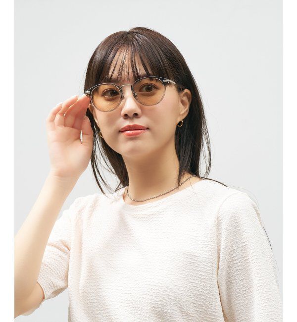  「Zoff｜UNITED ARROWS サングラス ユナイテッドアローズ｜カラーレンズ｜異素材｜UVカット 紫外線対策」|サングラス|