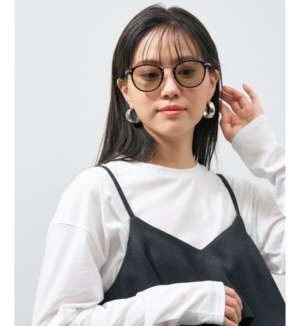  「Zoff｜UNITED ARROWS サングラス ユナイテッドアローズ｜カラーレンズ｜異素材｜UVカット 紫外線対策」|サングラス|