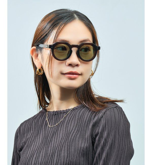  「Zoff｜UNITED ARROWS クラウンパント サングラス | [Luxe]  紫外線対策 UVカット ユナイテッドアローズ  」|サングラス|薄ブラウン1