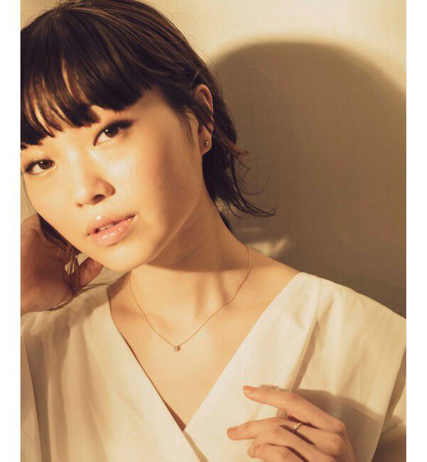 ete「K18 ダイヤモンド 0.15ct ネックレス「ブライト」」|ネックレス|