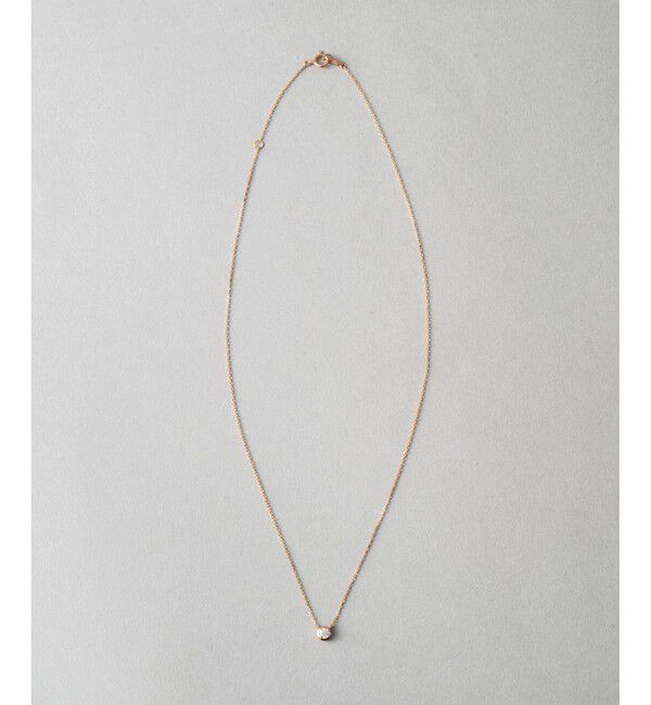 ete「K18 ダイヤモンド 0.15ct ネックレス「ブライト」」|ネックレス|