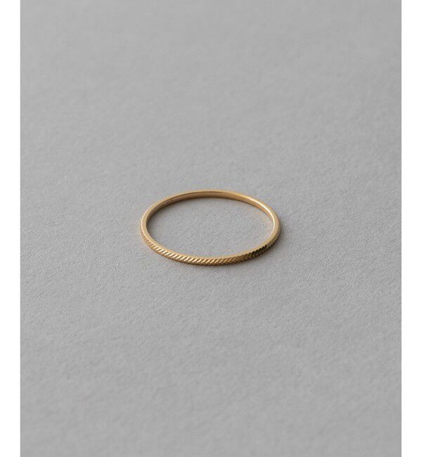 ete「[クレール]K18YG アロウカット リング」|リング|