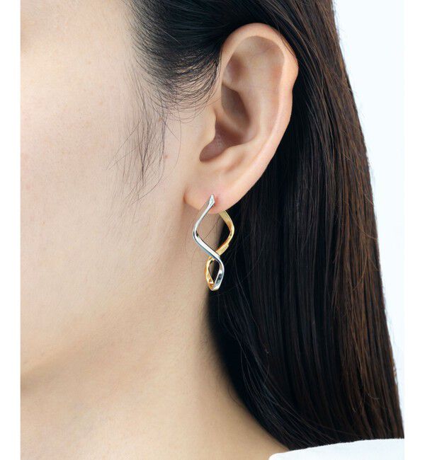 Jouete「サークルピアス コンビカラー」|ピアス|