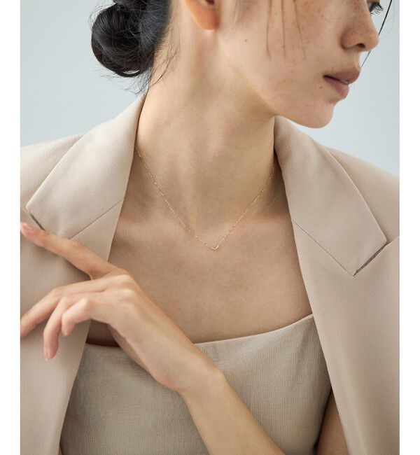 Jouete「[WEB LIMITED] K10YG ネックレス ダイヤモンド」|ネックレス|