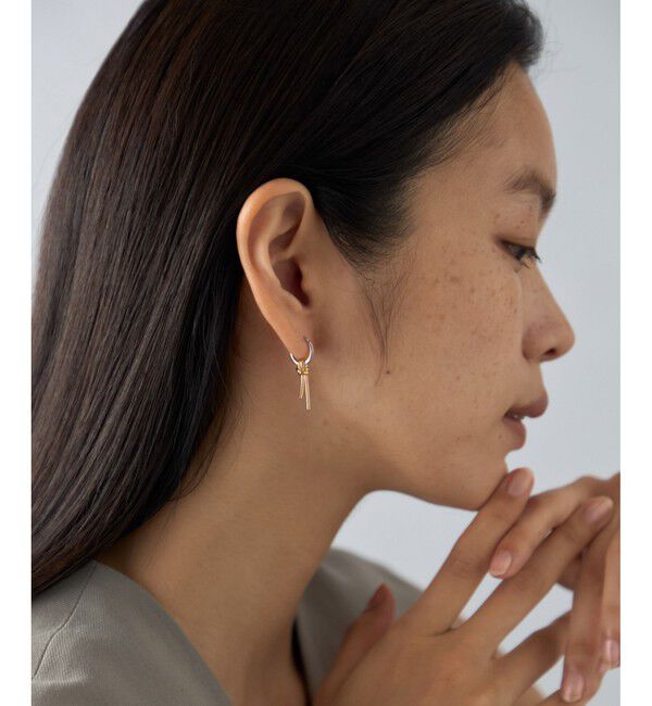 Jouete「フープピアス ノット」|ピアス|