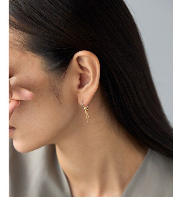 Jouete「フープピアス ノット」|ピアス|