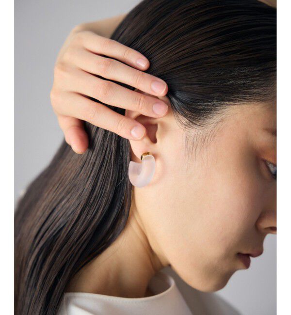 Jouete「[ドロップ] ピアス フープ」|ピアス|