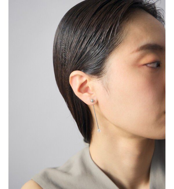 Jouete「[イヤーオーナメント] キャッチ バー&times;ボール」|ピアス|