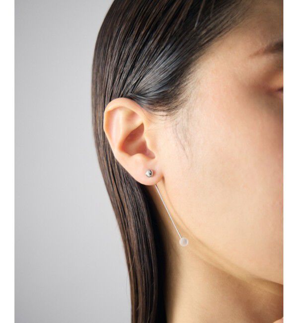 Jouete「[イヤーオーナメント] キャッチ バー&times;ボール」|ピアス|