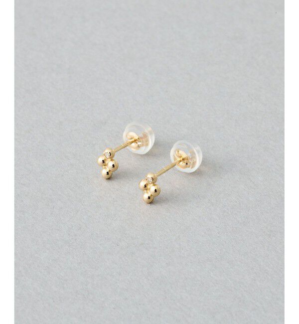 Jouete「K10YG ダイヤモンド ピアス」|ピアス|