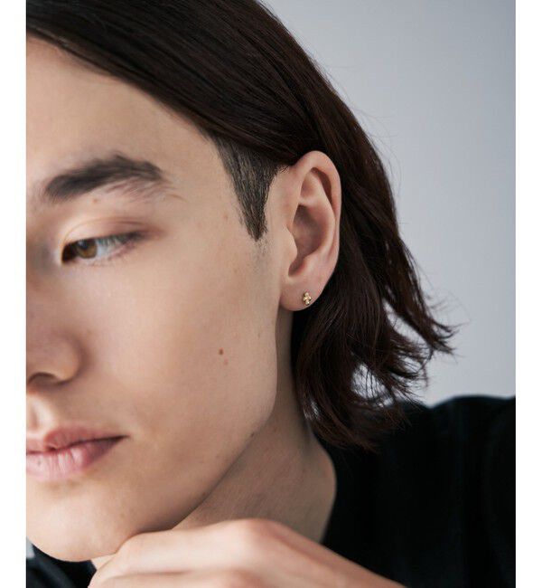 Jouete「K10YG ダイヤモンド ピアス」|ピアス|