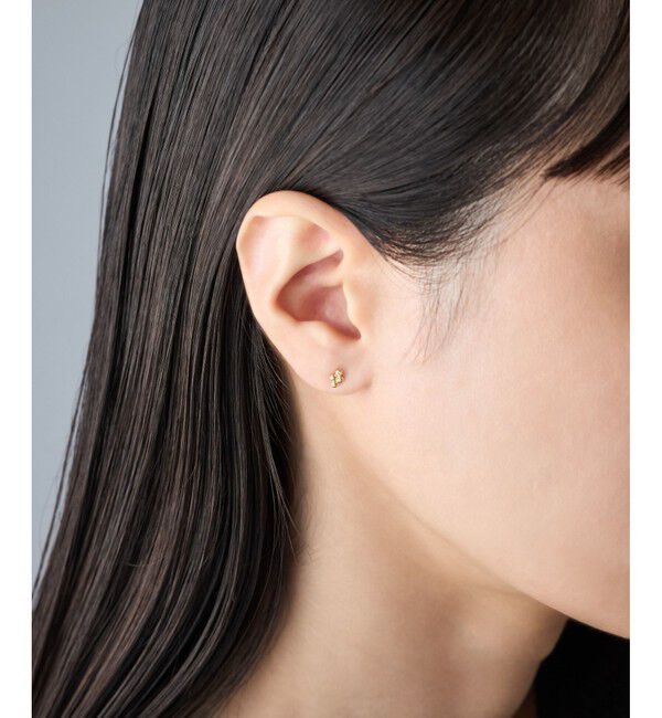 Jouete「K10YG ダイヤモンド ピアス」|ピアス|