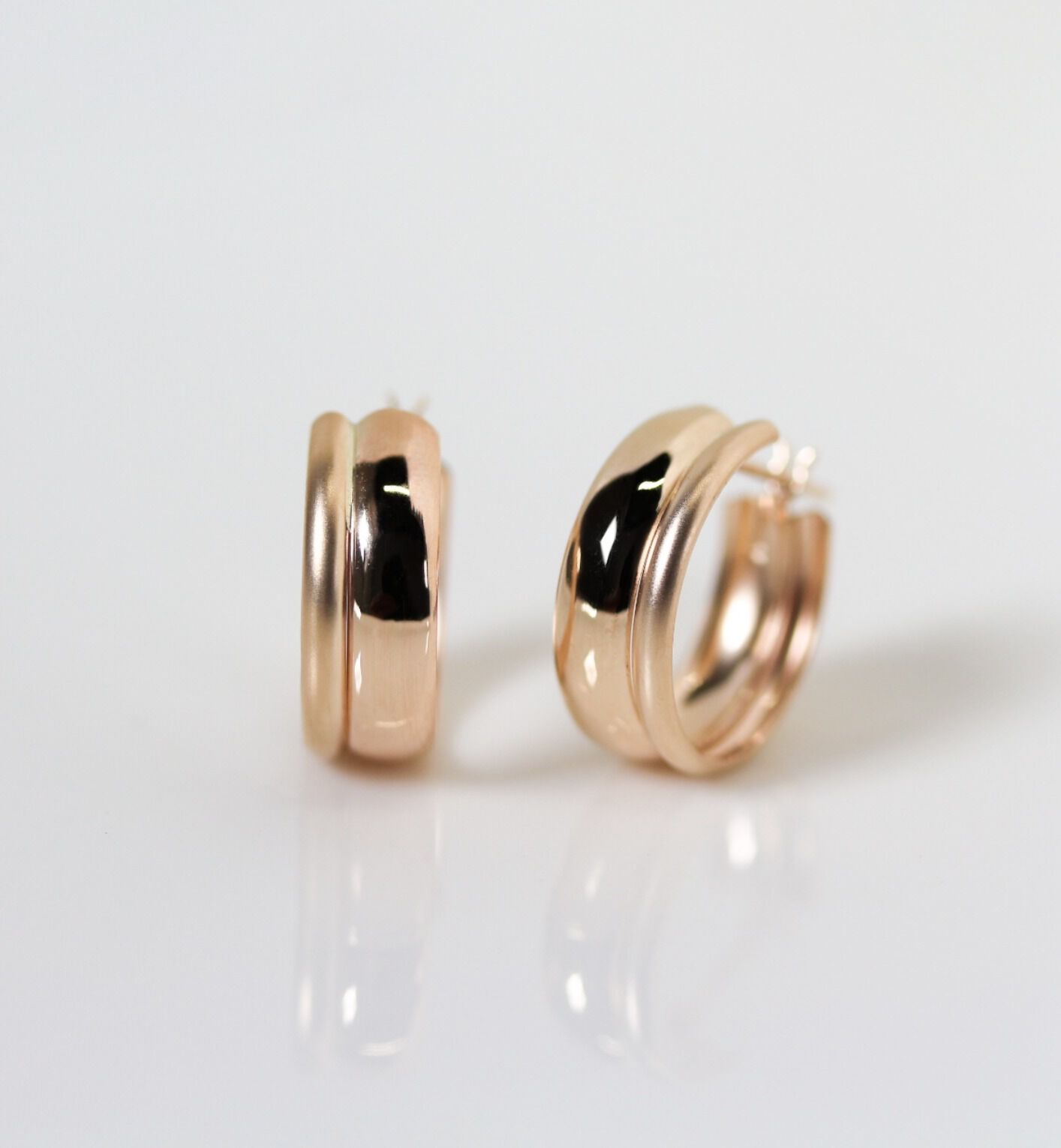  「ゴールド スナップ フープ ピアス | K10YG」|ピアス|