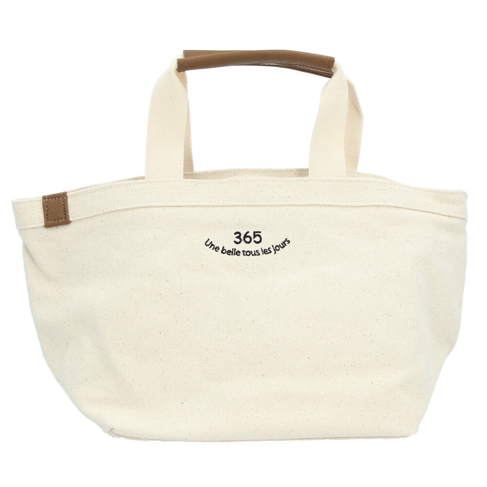 BACKYARD FAMILY「キャンバス トート 通販 刺繍 キャンバストート 帆布 ナチュラル カジュアル 使いやすい」|トートバッグ|ホワイト1