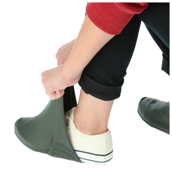 BACKYARD FAMILY「シューズカバー レイン 防水 通販 シリコン レインシューズカバー 履きやすい 滑りにくい」|レインシューズ|