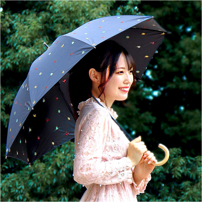 BACKYARD FAMILY「because ビコーズ 晴雨兼用傘 長傘 遮熱性 通販 傘 雨傘 日傘 晴雨兼用 UVカット」|傘|