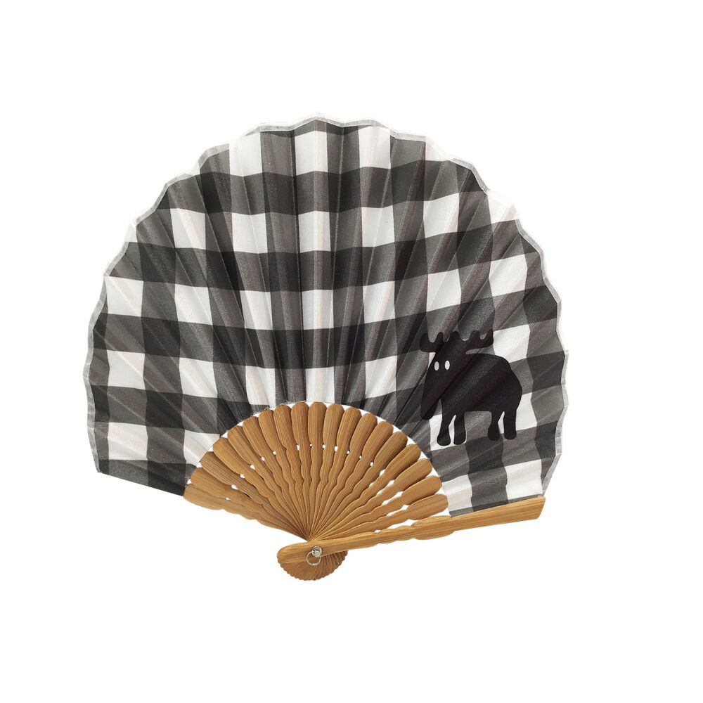 moz「扇子 レディース 通販 せんす センス メンズ ケース付き ストラップ付き 竹 バンブー 軽量」|その他|ブラック2