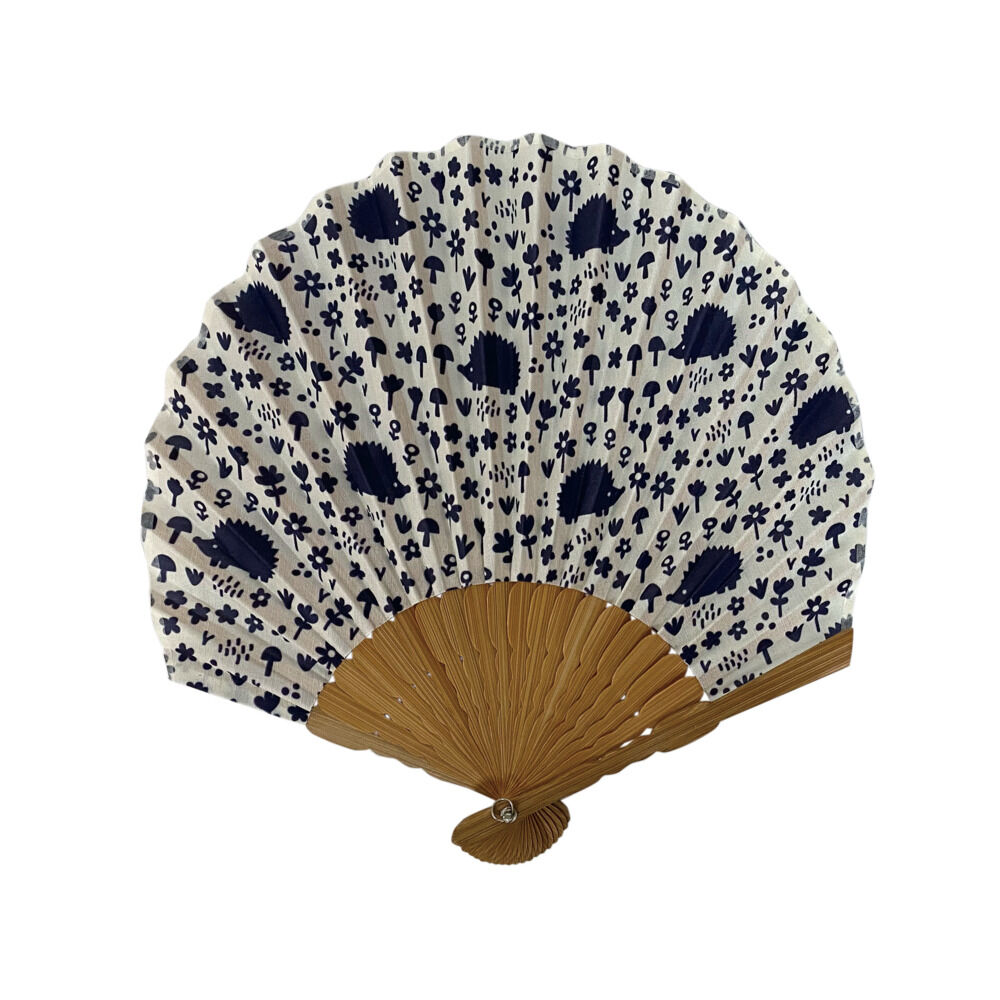 moz「扇子 レディース 通販 せんす センス メンズ ケース付き ストラップ付き 竹 バンブー 軽量」|その他|ブルー4