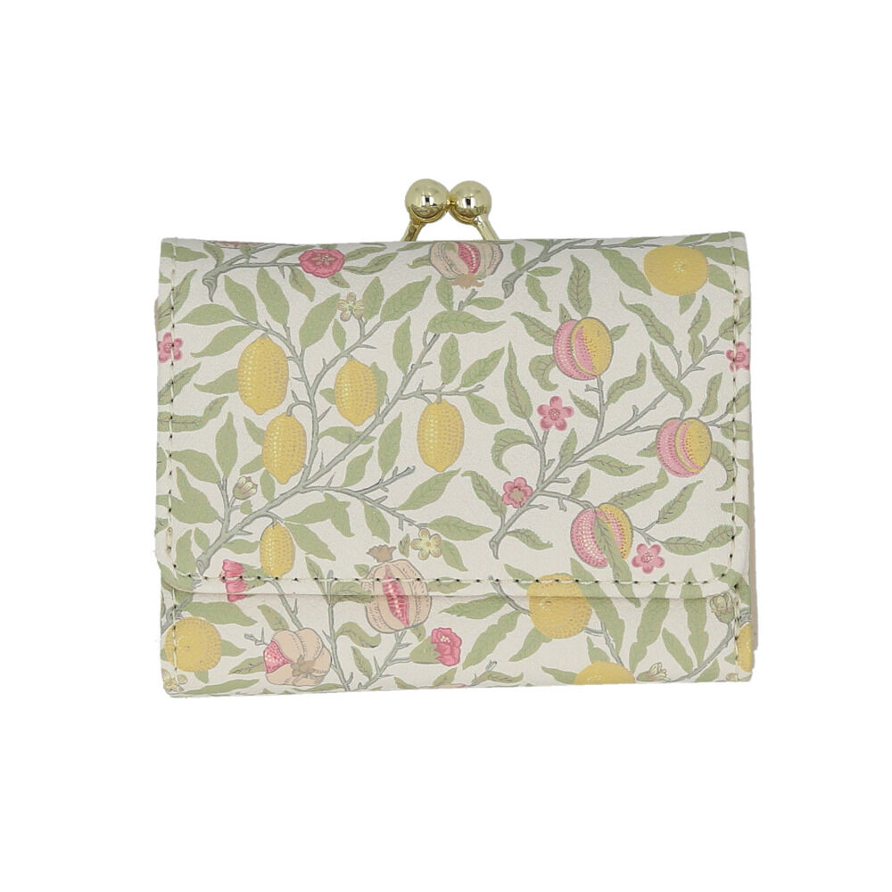 BACKYARD FAMILY「折り財布 がま口 レディース 通販 三つ折り財布 財布 さいふ サイフ ウォレット お財布 小さめ」|財布|ベージュ1