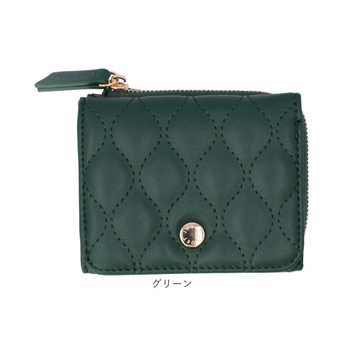 BACKYARD FAMILY「キルト 三つ折り 財布 通販 三つ折り財布 折り財布 折財布 コンパクト財布 キルト財布 サイフ」|財布|