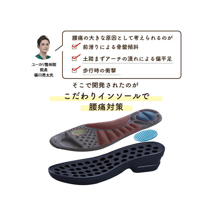 BACKYARD FAMILY「サンダル レディース 歩きやすい 通販 KOSHIRAKU 美脚サンダル 健康サンダル」|サンダル|