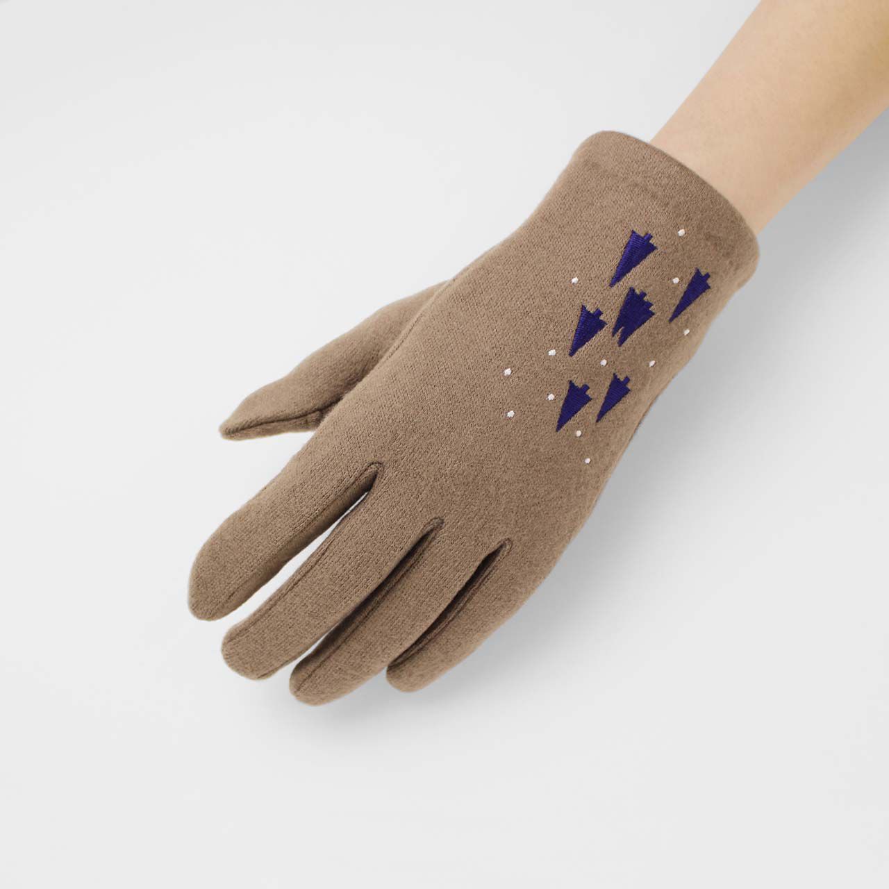 BACKYARD FAMILY「クロダ 手袋 レディース 通販 グローブ 手ぶくろ 暖かい かわいい 刺繍 スマートフォン対応」|手袋|