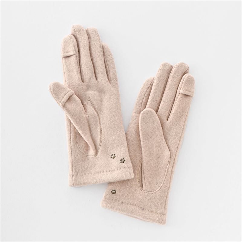 BACKYARD FAMILY「クロダ 手袋 レディース 通販 グローブ 手ぶくろ 暖かい かわいい ねこ スマートフォン対応」|手袋|