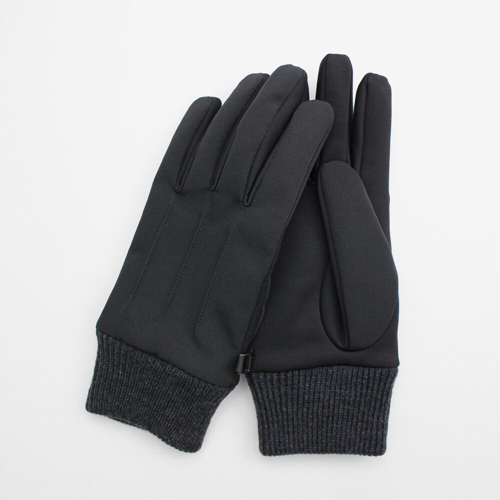 BACKYARD FAMILY「クロダ 手袋 メンズ 通販 グローブ 手ぶくろ スマートフォン対応 スマホ 対応 ナイロングローブ」|手袋|ブラック1